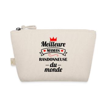 Meilleure maman randonneuse, fête des mères - Trousse biologique - nature - Devant