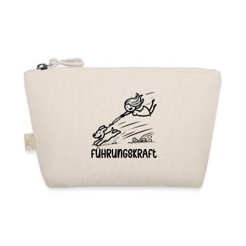 Führungskraft Hund Hundehalterin Geschenkidee - Bio-Täschchen - Natur - Vorne