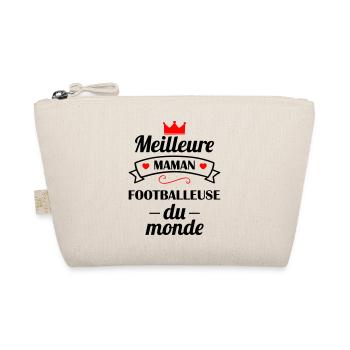 Meilleure maman footballeuse du monde, football - Trousse biologique - nature - Devant