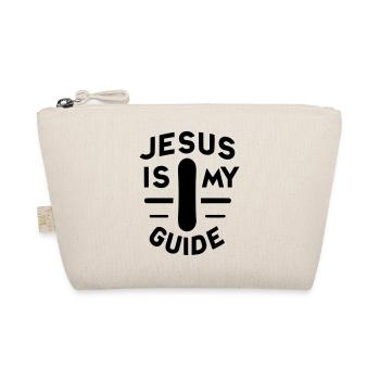 Jesus ist mein Führer - Snowboard - Bio-Täschchen - Natur - Vorne