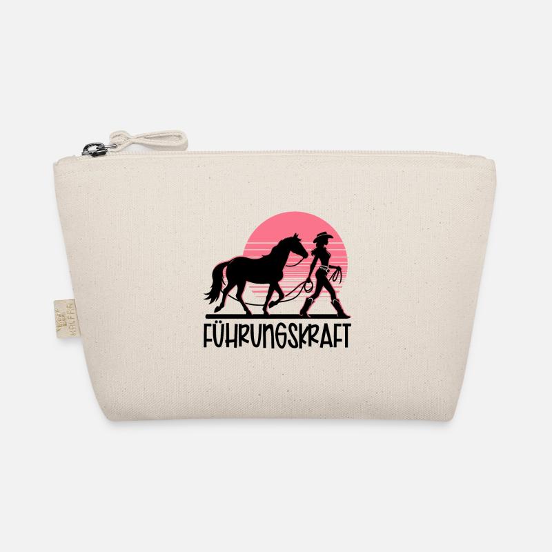 Führungskraft Pferd Reiten Geschenkidee Lustig Bio-Täschchen