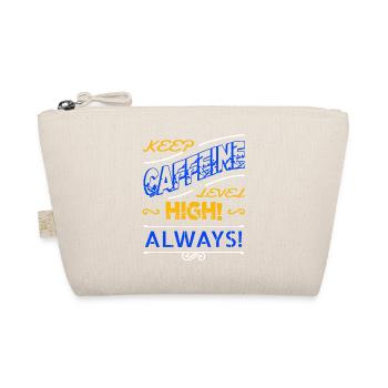 office caffeine coffee cup geek tired funny coffee - Bio-Täschchen - Natur - Vorne