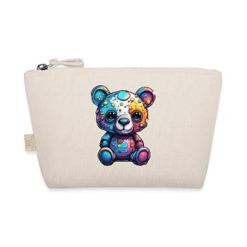 Ours en peluche / Peluche / Animal en peluche / Idée cadeau - Trousse biologique - nature - Devant
