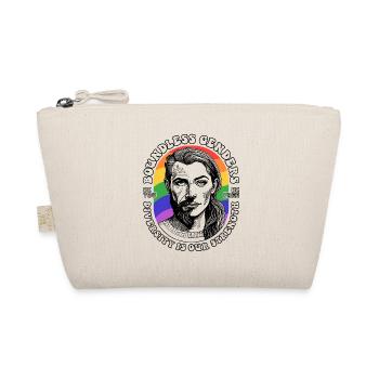 LGBTQ Shirt: Diversity is our strength - Organic Pouch - nature - Front