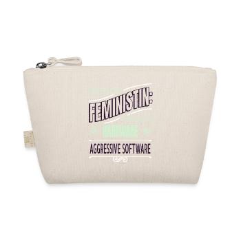 féminisme bday anniversaire féminin allforall femme - Trousse biologique - nature - Devant