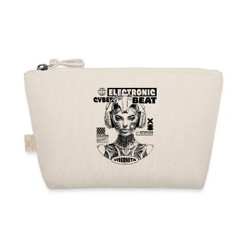 Futuristic electronic shirt for music fans - Organic Pouch - nature - Front