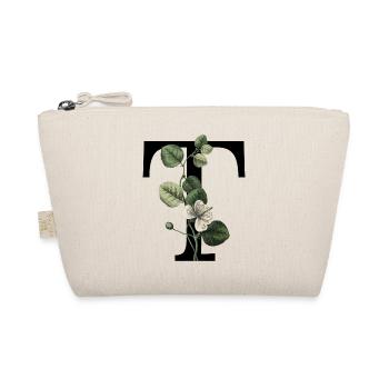 lettre T botanique vert - Trousse biologique - nature - Devant