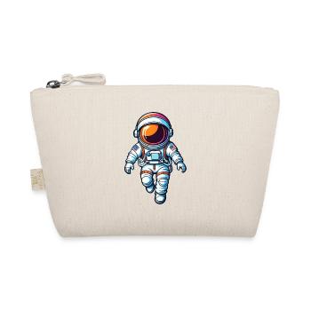 Colorful Cartoon Astronaut - Organic Pouch - nature - Front