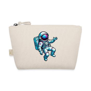 Colorful Cartoon Astronaut - Organic Pouch - nature - Front