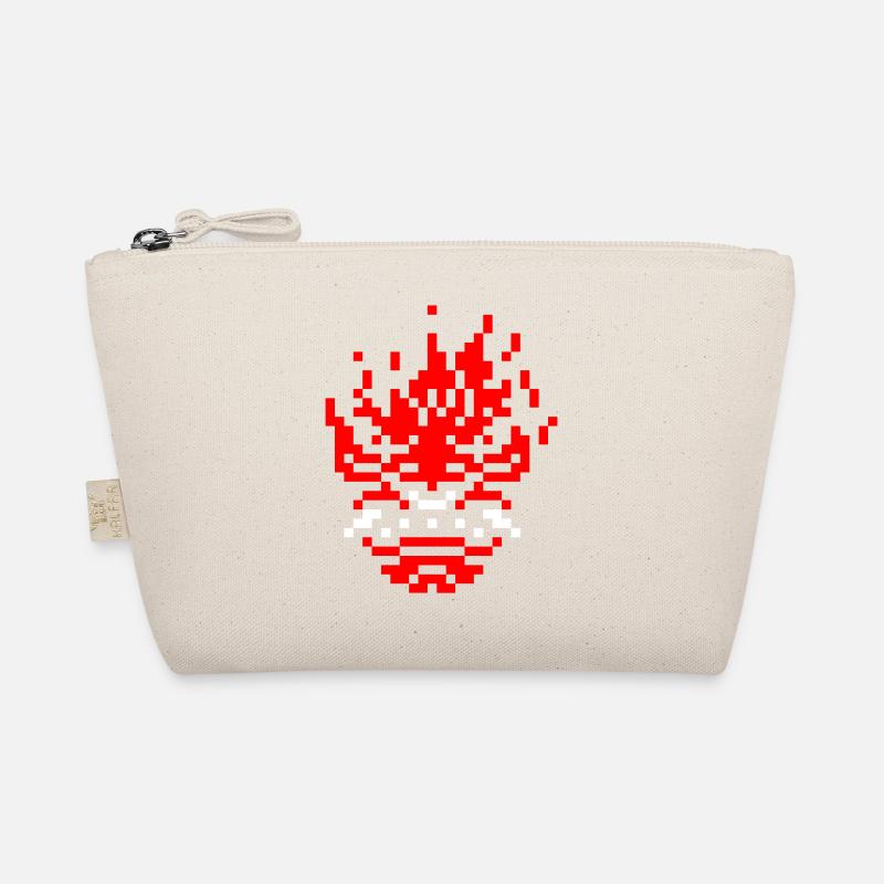8bit pixel oni Organic Pouch