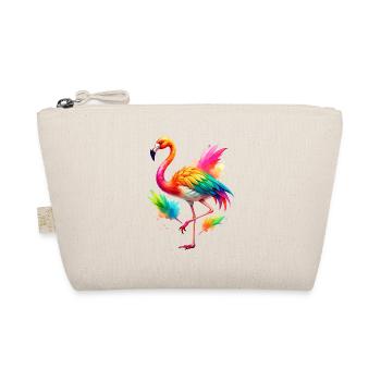 Flamingo Pride - Bio-Täschchen - Natur - Vorne
