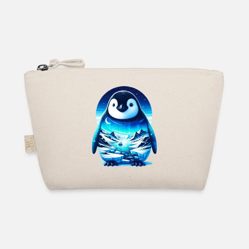Pinguin - Bio-Täschchen - Natur