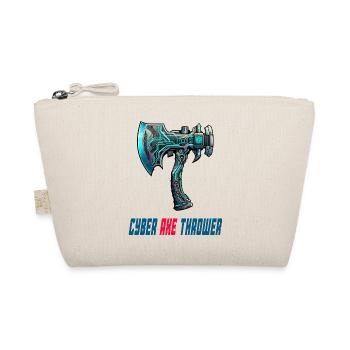 Cyber axe throwing axe sport design - Organic Pouch - nature - Front