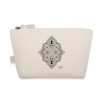 PRINTED CIRCUIT 1 black - Organic Pouch - nature - Front