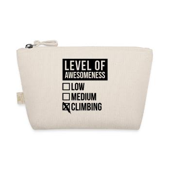 Climbing Climbing Climbing - Organic Pouch - nature - Front