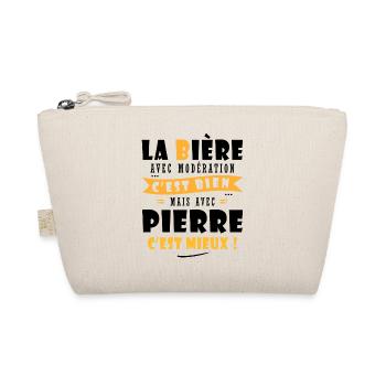 Pierre Bière Cadeau Humour cadeau pierre - Trousse biologique - nature - Devant