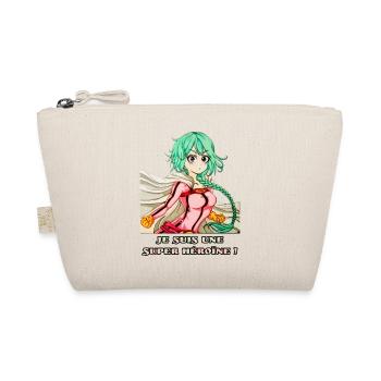 je suis une super héroïne ! - Trousse biologique - nature - Devant