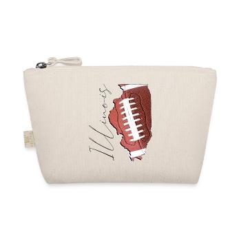 Illinois (United States) | real football | Map Scpt - Organic Pouch - nature - Front