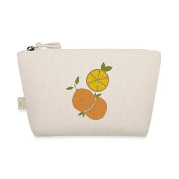 Orange Fabric - Organic Pouch - nature - Front