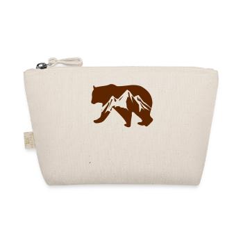 Bear Wildlife Mountains - Organic Pouch - nature - Front