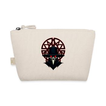 Plague doctor with satanist symbol - Organic Pouch - nature - Front