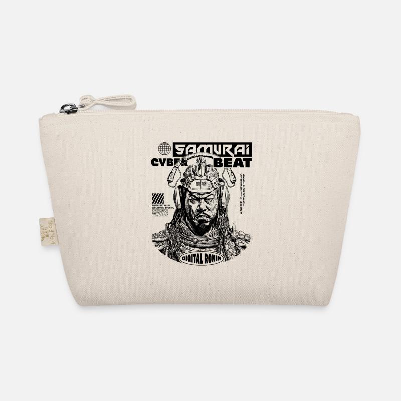Samurai Techno T-Shirt for Anime Fans Organic Pouch