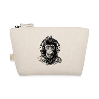 Chemise de conservation avec des chimpanzés pour les fans de musique - Trousse biologique - nature - Devant