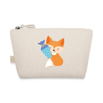 Renard avec inscription à l’école de cône d’école - Trousse biologique - nature - Devant