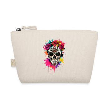 Viva Vida Skull - Bio-Täschchen - Natur - Vorne