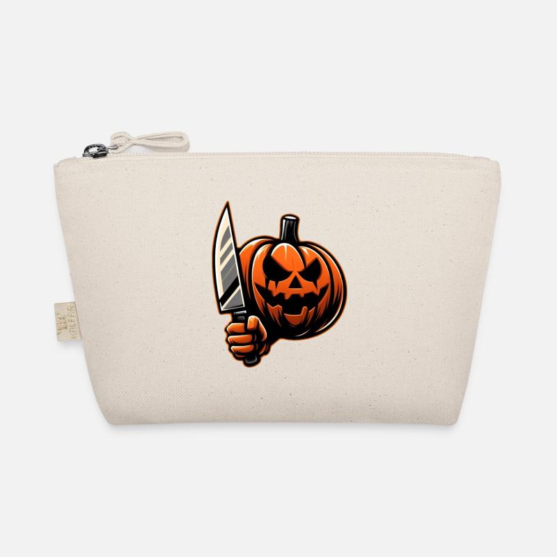 Killer Pumpkin - Halloween Horror Jack-o-Lantern Organic Pouch