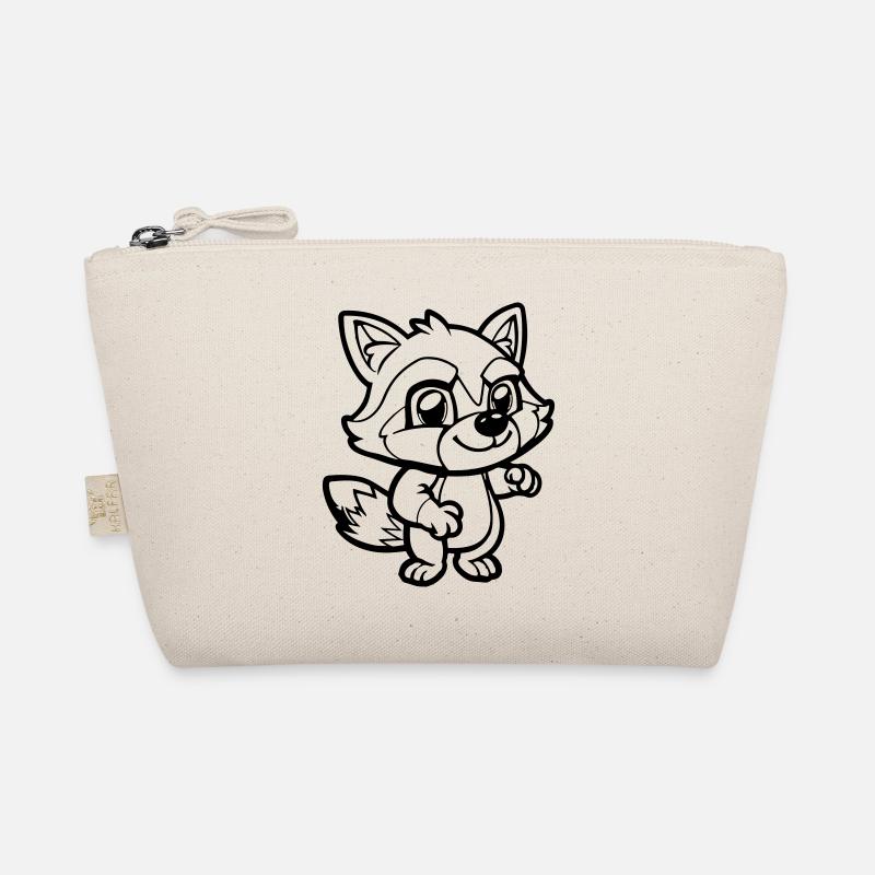 waschbär comic Bio-Täschchen