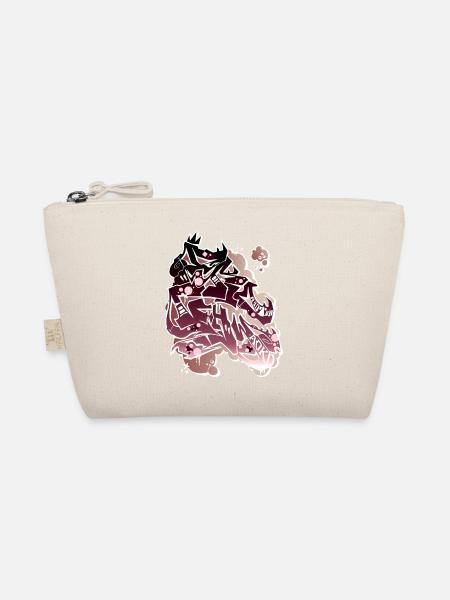 Drachen-Graffito Zusammenfassung - Bio-Täschchen - Natur