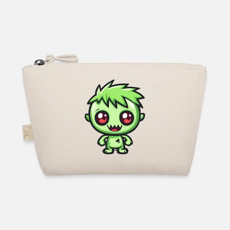 Zombie Halloween Creepy Comic Organic Pouch