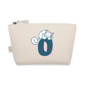 Cat Letter O - Organic Pouch - nature - Front