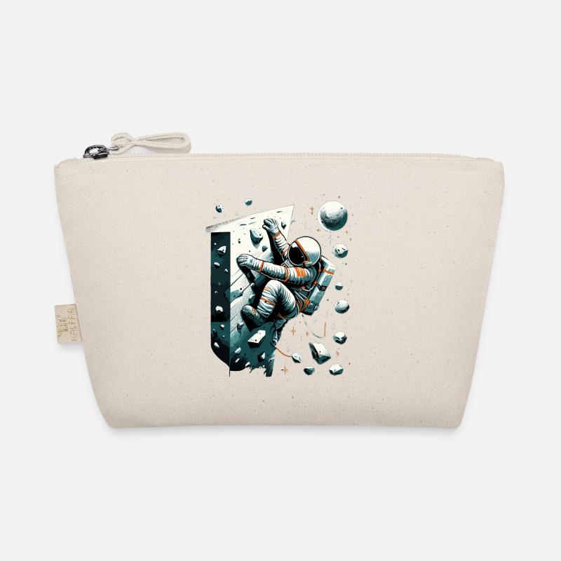 Bouldern Astronaut Raumfahrer Geschenk Bio-Täschchen