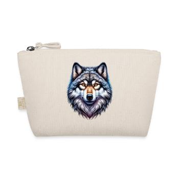 Wolf - Organic Pouch - nature - Front