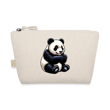 Panda - Bio-Täschchen - Natur - Vorne