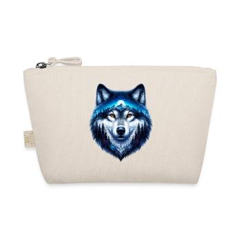 Wolf - Organic Pouch - nature - Front