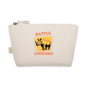 BATTLE UNICORN - Organic Pouch - nature - Front