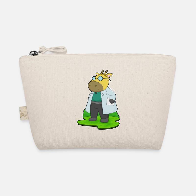 Giraffe Arzt Arztkittel Bio-Täschchen