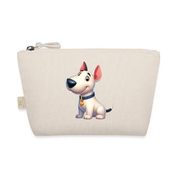 Bullterrier 5 - Bio-Täschchen - Natur - Vorne