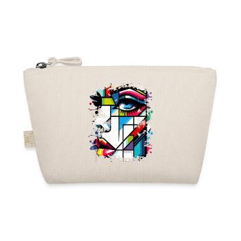 Frauen Girl Power Design Kunst Weiblicher Feminismus Symbol - Bio-Täschchen - Natur - Vorne