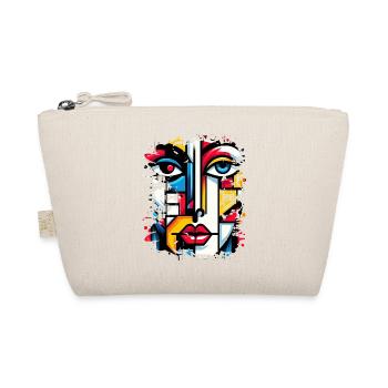 Frauen Girl Power Design Kunst Weiblicher Feminismus Symbol - Bio-Täschchen - Natur - Vorne