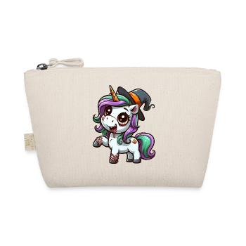 Halloween Licorne Zombie Sorcière Chapeau de Sorcière - Trousse biologique - nature - Devant