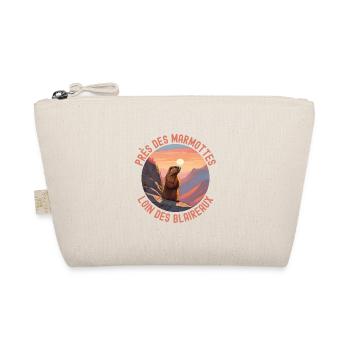 Marmotte coucher de soleil montagnes - Trousse biologique - nature - Devant