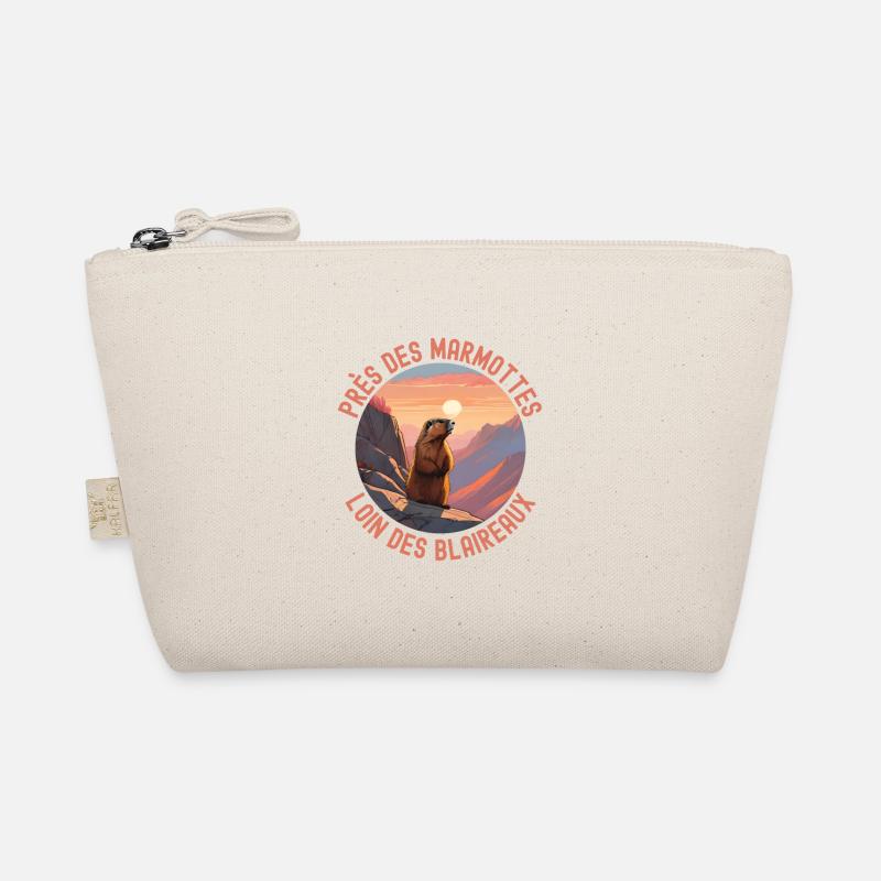 Marmotte coucher de soleil montagnes Trousse biologique