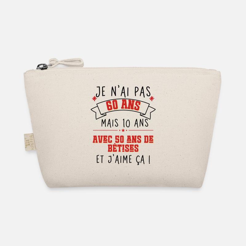 60th Birthday - I'm not 60 Organic Pouch