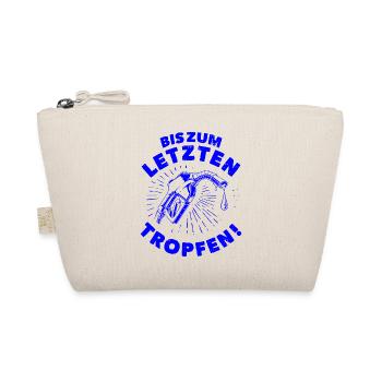 To the Last Drop — Blue - Organic Pouch - nature - Front