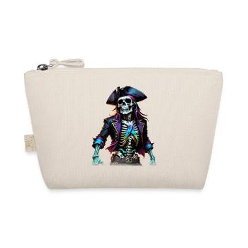 Pirate Skeleton Illustration - Organic Pouch - nature - Front