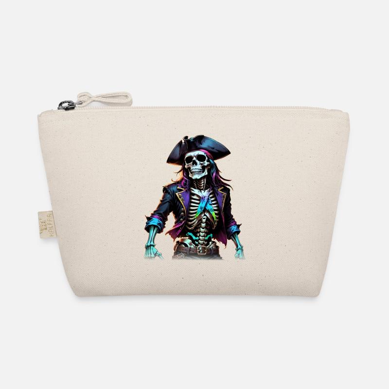Illustration de squelette de pirate - Trousse biologique - nature